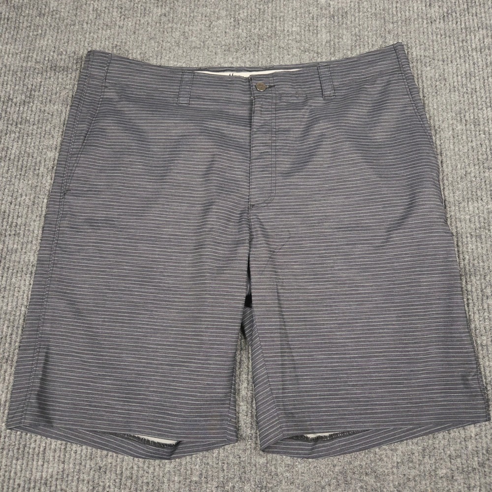 Callaway Mens Golf Shorts Grey Black Striped Performance Stretch Size‎ 38 NO654